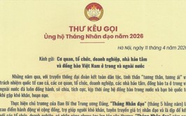 Lan tỏa yêu thương, chung tay vì cộng đồng trong “Tháng Nhân đạo 2026”