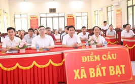 Xã Bất Bạt tham dự Hội nghị toàn quốc nghiên cứu, học tập, quán triệt và triển khai thực hiện Nghị quyết Hội nghị Trung ương 2