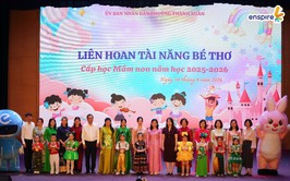 Rộn ràng Liên hoan “Tài năng Bé thơ” phường Thanh Xuân năm học 2025-2026