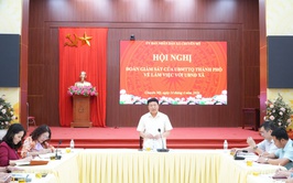 Uỷ ban MTTQ thành phố giám sát tại xã Chuyên Mỹ về công tác vệ sinh môi trường