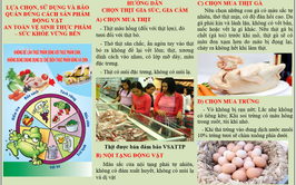 Hướng dẫn người dân cách lựa chọn và bảo quản thực phẩm động vật an toàn, đảm bảo sức khỏe.