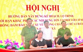 Nam Phù siết chặt trách nhiệm, đẩy nhanh lộ trình khắc phục tồn tại phòng cháy chữa cháy