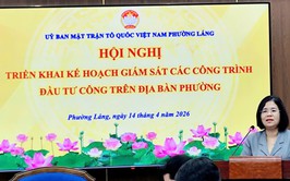 MTTQ VIỆT NAM PHƯỜNG LÁNG PHÁT HUY VAI TRÒ GIÁM SÁT, PHẢN BIỆN XÃ HỘI TRONG CÁC DỰ ÁN ĐẦU TƯ CÔNG