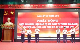 Thiên Lộc phát động Cuộc thi chính luận bảo vệ nền tảng tư tưởng của Đảng lần thứ Sáu và triển khai Hội thi Báo cáo viên, tuyên truyền viên giỏi năm 2026