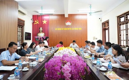 Thường trực Đảng ủy xã Hồng Vân tổ chức làm việc với MTTQ và các tổ chức Chính trị - Xã hội