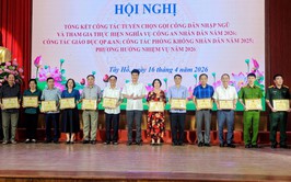 Phường Tây Hồ: Hoàn thành xuất sắc chỉ tiêu tuyển quân và giữ vững thế trận quốc phòng toàn dân năm 2026