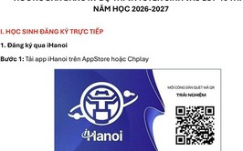 Hướng dẫn chi tiết quy trình đăng ký trực tuyến tuyển sinh lớp 10 Hà Nội