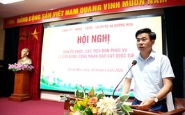 Hội nghị ban tổ chức, các tiểu ban phục vụ Lễ đón bằng công nhận bảo vật Quốc gia