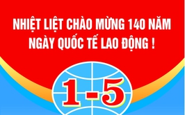 Tuyên truyền kỷ niệm 140 năm Ngày Quốc tế Lao động (01/5/1886 - 01/5/2026)