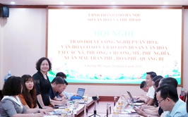 Sở Văn hóa và Thể thao Hà Nội làm việc với các địa phương về phát triển công nghiệp văn hóa và bảo tồn di sản tại phường Chương Mỹ