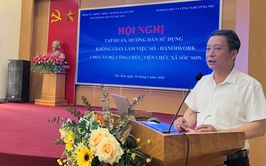 XÃ SÓC SƠN TẬP HUẤN TRIỂN KHAI KHÔNG GIAN LÀM VIỆC SỐ HANOIWORK, THÚC ĐẨY CHUYỂN ĐỔI SỐ Ở CƠ SỞ