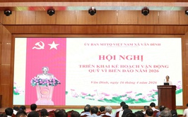 Hội nghị triển khai vận động ủng hộ Quỹ “Vì biển, đảo Việt Nam” năm 2026