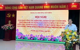 Hội nghị giao ban công tác kiểm tra, giám sát quý I năm 2026 triển khai Đề án “Nâng cao chất lượng các cuộc kiểm tra, giám sát của cấp ủy, ủy ban kiểm tra cấp ủy các cấp trực thuộc Đảng ủy phường Yên Hòa”