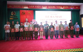 XÃ CỔ ĐÔ TỔ CHỨC LỄ RA MẮT VÀ GIAO NHIỆM VỤ CHO LỰC LƯỢNG DÂN PHÒNG TẠI 31 THÔN