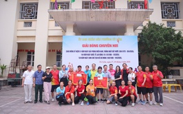 Giải bóng chuyền hơi phường Từ Liêm năm 2026 diễn ra sôi nổi, lan tỏa tinh thần đoàn kết
