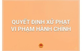 Quyết định số 33/QĐ-UBND ngày 15/4/2026 về Quyết định xử phạt vi phạm hành chính