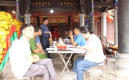 Kiểm tra công tác tổ chức Lễ hội truyền thống Đình Cổ Hiền thôn An Hiền và Lễ hội truyền thống Đình làng Bài Trượng năm 2026