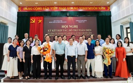 Lễ ký kết hợp đồng hỗ trợ chuyên môn toàn diện giữa Trạm Y tế xã và Bệnh viện Đa khoa Hoài Đức