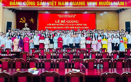 121 học viên hoàn thành lớp bồi dưỡng lý luận chính trị dành cho đảng viên mới khóa II/2026