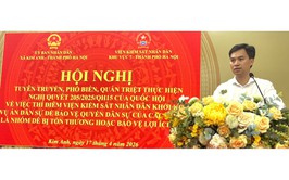 XÃ KIM ANH PHỐI HỢP TỔ CHỨC HỘI NGHỊ TUYÊN TRUYỀN NGHỊ QUYẾT SỐ 205/2025/QH15 CỦA QUỐC HỘI.