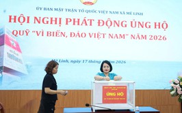 Mê Linh phát động ủng hộ Quỹ “Vì biển, đảo Việt Nam” năm 2026, lan tỏa tinh thần hướng về biển, đảo Tổ quốc