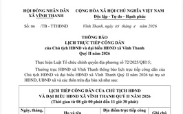 HỘI ĐỒNG NHÂN DÂN XÃ VĨNH THANH