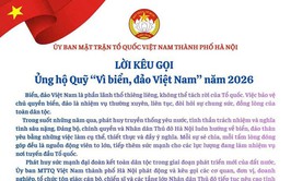 Ủng hộ Quỹ “Vì biển, đảo Việt Nam” để góp phần xây dựng và bảo vệ chủ quyền biển, đảo thiêng liêng của Tổ quốc