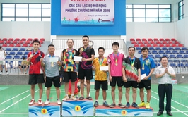 Giải bóng bàn các câu lạc bộ mở rộng phường Chương Mỹ năm 2026 nêu cao tinh thần thi đấu thể thao trung thực, cao thượng