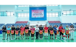 Phường Chương Mỹ khai mạc giải bóng bàn các câu lạc bộ mở rộng năm 2026