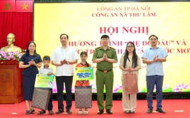 CÔNG AN XÃ THƯ LÂM TỔ CHỨC CHƯƠNG TRÌNH “MẸ ĐỠ ĐẦU” VÀ PHONG TRÀO “CHẮP CÁNH ƯỚC MƠ”.