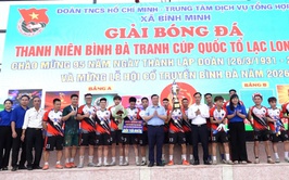 Bế mạc Giải bóng đá thanh niên Bình Đà chào mừng kỷ niệm 95 năm ngày thành lập đoàn TNCS Hồ Chí Minh, mừng lễ hội cổ truyền làng Bình Đà năm 2026 
