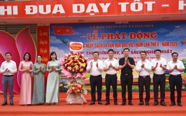 Xã Dân Hòa tổ chức Lễ phát động Ngày Sách và Văn hóa đọc Việt Nam lần thứ 5 và Hội thi xếp sách nghệ thuật năm 2026