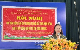 Thông báo chủ trương thu hồi đất tại Đội 7, 8, 10