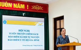 Tuyên truyền chính sách bảo hiểm xã hội tự nguyện, bảo hiểm y tế hộ gia đình tại thôn Hà Vỹ