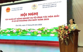 TIN BÀI: NÂNG CAO CHẤT LƯỢNG CÔNG TÁC HÒA GIẢI Ở CƠ SỞ NHẰM HẠN CHẾ ĐƠN THƯ, KHIẾU KIỆN TRÊN ĐỊA BÀN PHƯỜNG CẦU GIẤY
