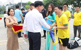 Sôi nổi Ngày hội thể thao khối cơ quan phường Long Biên