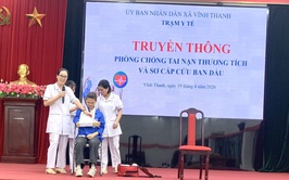 Xã Vĩnh Thanh tổ chức truyền thông phòng, chống tai nạn thương tích – xây dựng cộng đồng an toàn năm 2026