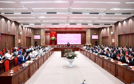 Xã Minh Châu tham dự hội nghị giao ban công tác tháng 2, triển khai nhiệm vụ trọng tâm tháng 3-2026 do Thành ủy Hà Nội tổ chức