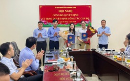 PHƯỜNG LÁNG TỔ CHỨC HỘI NGHỊ CÔNG BỐ CÁC QUYẾT ĐỊNH VỀ CÔNG TÁC CÁN BỘ VÀ TỔ CHỨC BỘ MÁY
