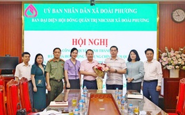 Công bố Quyết định thành lập Ban đại diện Hội đồng quản trị Ngân hàng chính sách xã hội xã Đoài Phương