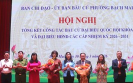 Phường Bạch Mai khen thưởng hàng trăm tập thể, cá nhân trong công tác bầu cử