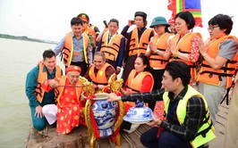 PHƯỜNG LĨNH NAM: RỘN RÀNG LỄ HỘI CẤP THUỶ  TRUYỀN THỐNG THUÝ LĨNH