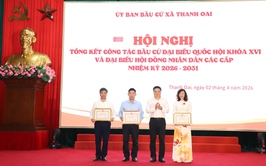 Thanh Oai khen thưởng 212 tập thể, cá nhân có thành tích xuất sắc trong công tác bầu cử