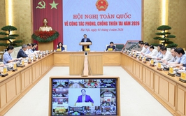 Điểm cầu xã Hòa Phú: Dự hội nghị toàn quốc về công tác phòng, chống thiên tai năm 2026