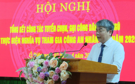 Tổng kết công tác tuyển chọn và gọi công dân nhập ngũ, thực hiện nghĩa vụ tham gia Công an nhân dân năm 2026