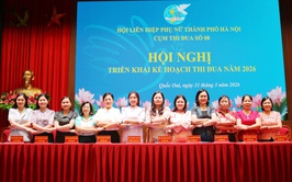Hội Liên hiệp Phụ nữ xã Xuân Mai ký giao ước thi đua tại cụm thi đua số 8 Hội Liên hiệp Phụ nữ thành phố Hà Nội