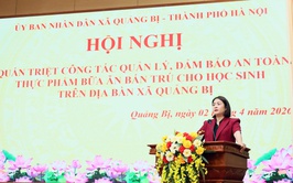 Tin truyền hình: UBND xã Quảng Bị tổ chức Hội nghị quán triệt công tác quản lý, đảm bảo an toàn thực phẩm bữa ăn bán trú cho học sinh trên địa bàn xã Quảng Bị