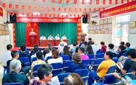 UBND phường Từ Liêm tổ chức hội nghị công khai phương án bồi thường, hỗ trợ GPMB Dự án Hồ điều hòa Phú Đô