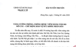 TĂNG CƯỜNG PHÒNG, CHỐNG BỆNH VIÊM MÀNG NÃO DO MÔ CẦU - CHỦ ĐỘNG BẢO VỆ SỨC KHỎE NHÂN DÂN