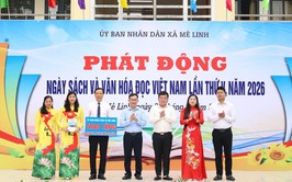 Mê Linh lan tỏa văn hóa đọc qua Ngày Sách và Văn hóa đọc Việt Nam lần thứ V năm 2026